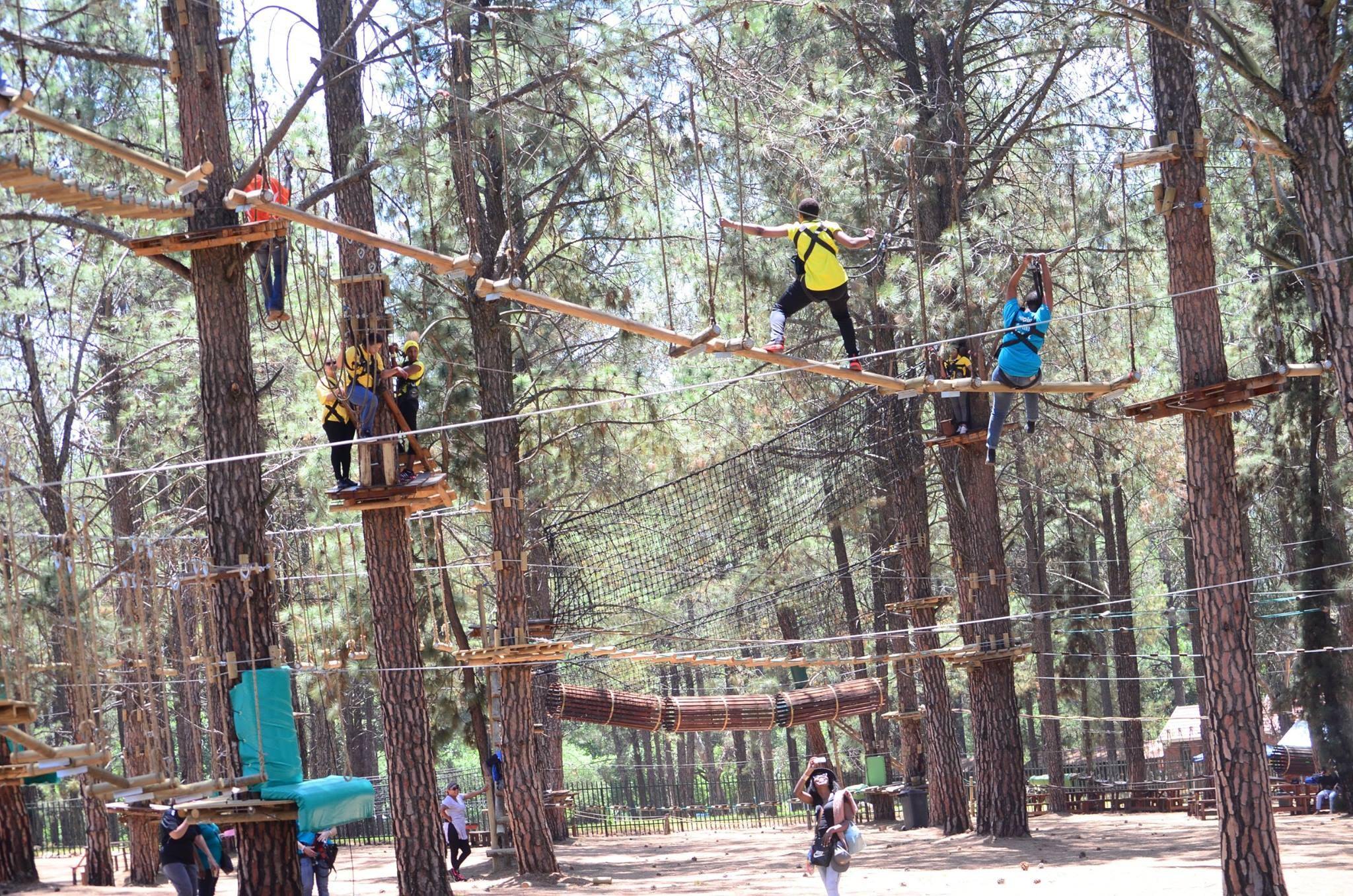 rope course build